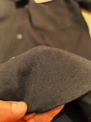 Camisa worker vintage azul navy.