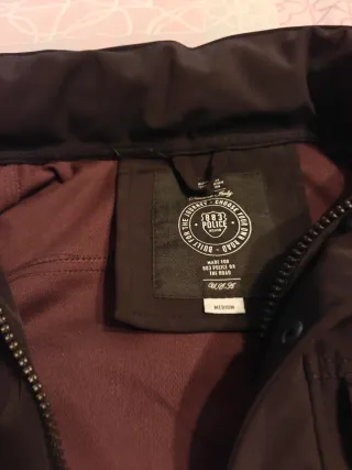 Chaqueta Police Talla M Negra