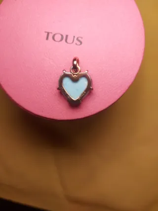 Colgante Tous Corazón Multicolor Plata
