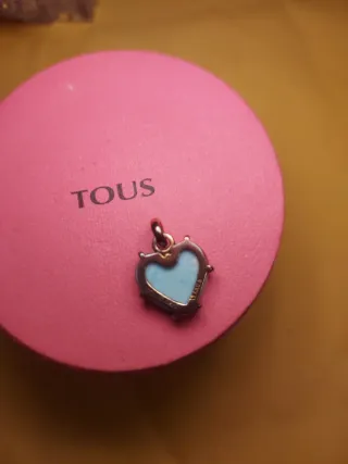 Colgante Tous Corazón Multicolor Plata