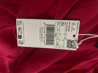 Vestido largo MANGO Mocha 423 light pink