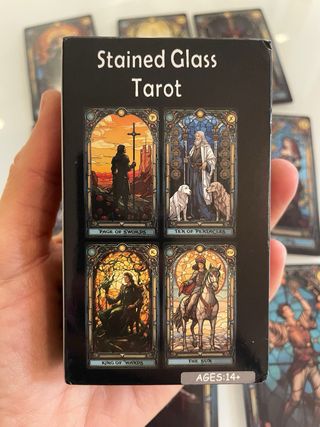 Stained Glass Tarot carte tarocchi nuove