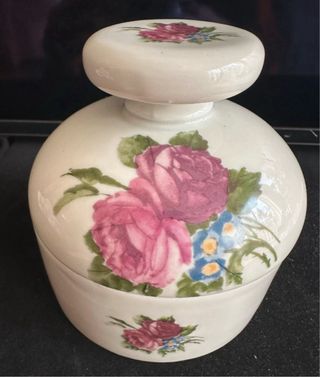 Polvera/Joyero Vintage Porcelana Paris