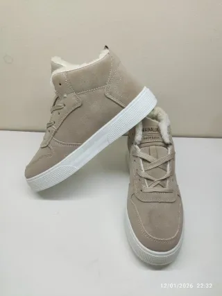 Deportivas Unisex Beige Talla 39
