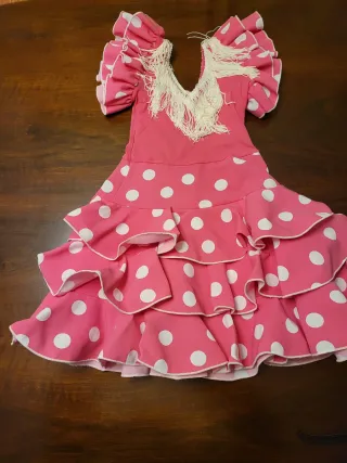 Vestido Flamenca Niña Lunares