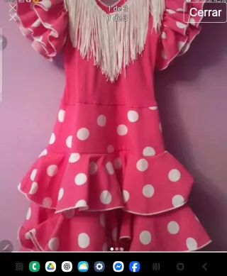 Vestido Flamenca Niña Lunares