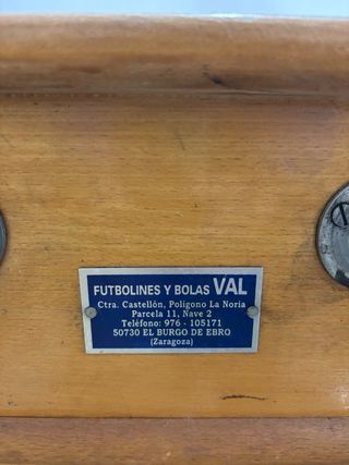 Futbolín de madera marca VAL