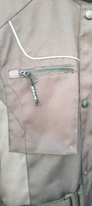 Chaqueta de moto negra.Talla XL.