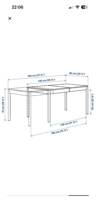Mesa y Sillas Tonstad IKEA