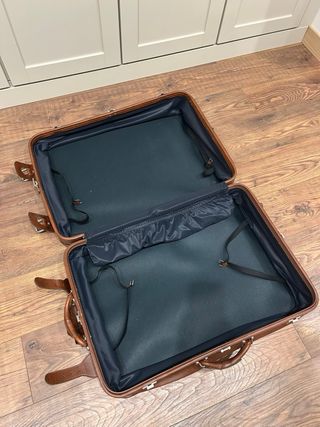 Maleta Vintage Cuero Marrón