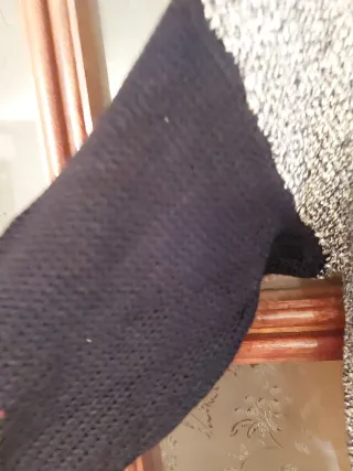 Jersey Mango Gris y Negro