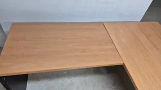 Mesa de oficina XL madera y metal