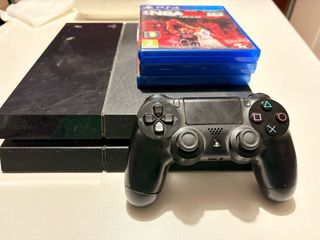 PS4 1TB Negra + Mando + 3 Juegos