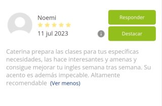 Clases particulares de inglés online