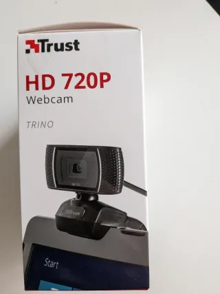 Webcam Trust Trino con resolución HD 720p.