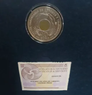 Estuche Moneda 10€ 300 Aniversario Correos