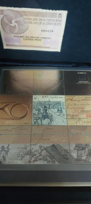 Estuche Moneda 10€ 300 Aniversario Correos