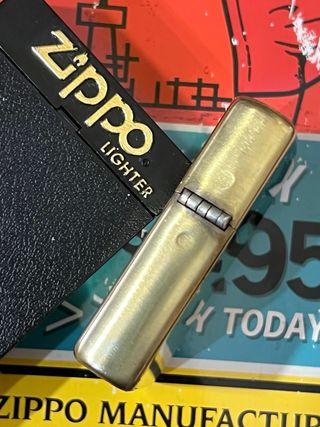 Zippo Solid Brass Jim Beam