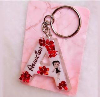 Llavero Letra perosnalizado Betty Boop