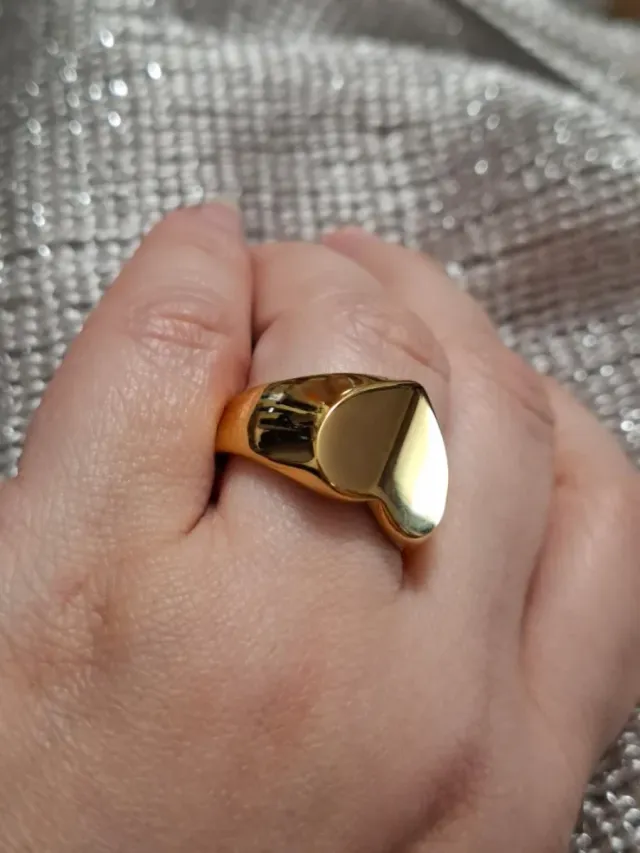 Anillo Corazón Mazizo!.