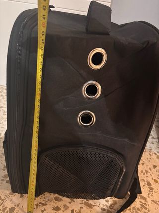 Transportín Pecute para Mascotas Negro