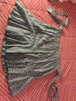 Falda pantalón floral azul Talla M