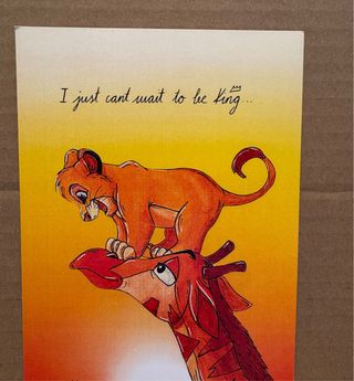 Póster El Rey León - Simba y Zazu