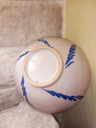 Plato Cerámica Fajalauza Azul