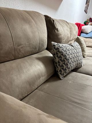 Sofá modular marrón claro