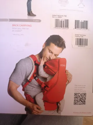 Mochila portabebé Stokke MyCarrier Roja
