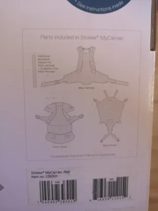 Mochila portabebé Stokke MyCarrier Roja