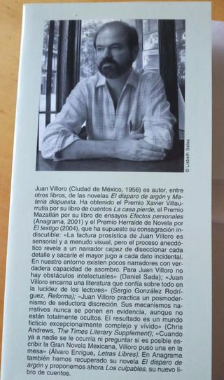 LOS CULPABLES JUAN VILLORO