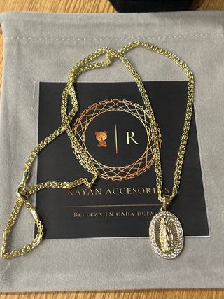 Cadena Virgen 14K Laminado 50cm XP