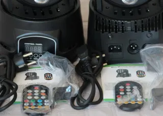 4 Luci LED 105W Testa Mobile DJ