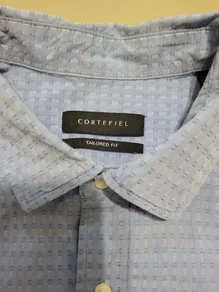 Camisa Cortefiel Talla L Azul