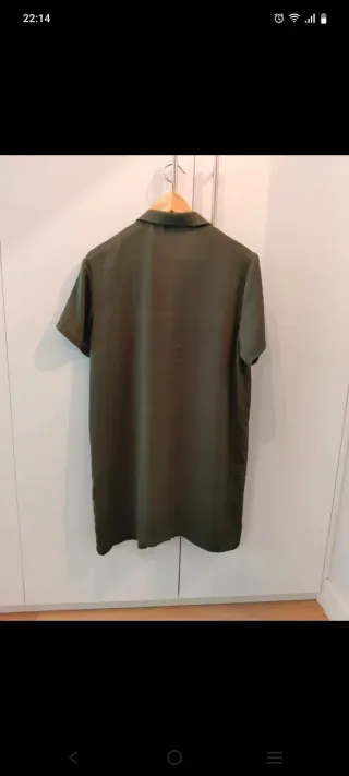 Vestido camisero verde S