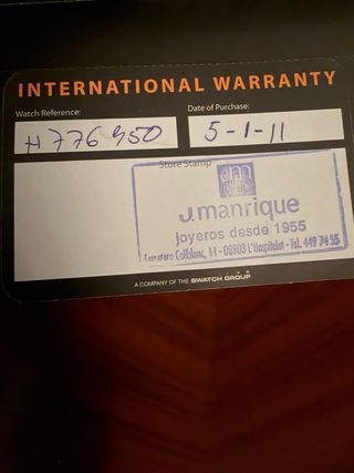 Reloj Hamilton Khaki Automatic