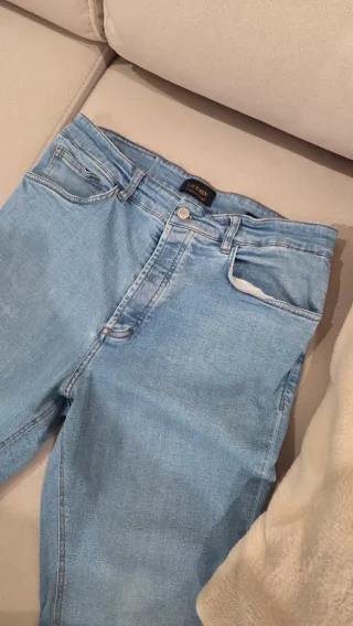 Calças de Ganga Tapered Fit Cavemen Azuis