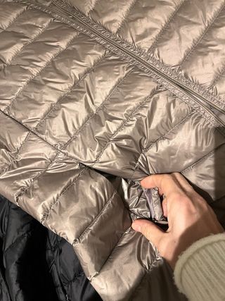 Chalecos acolchados mujer (negro y marrón/dorado)