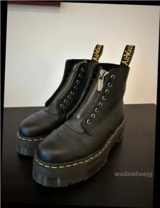 Botas Dr. Martens Talla 37 Cremallera Negra
