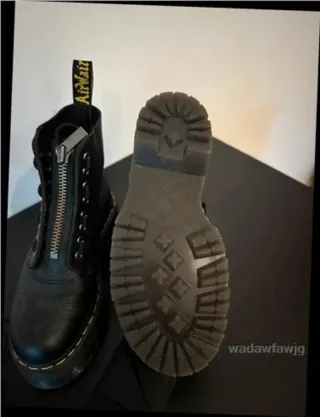 Botas Dr. Martens Talla 37 Cremallera Negra
