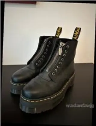 Botas Dr. Martens Talla 37 Cremallera Negra