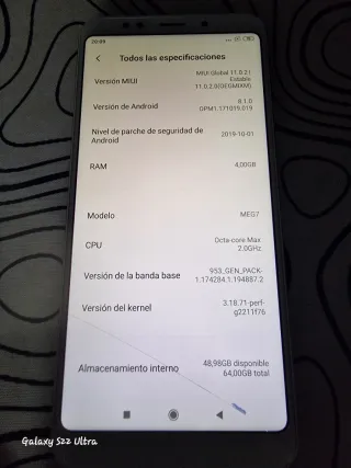 Xiaomi Redmi 5 Plus Dorado/Plateado