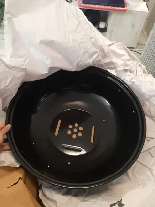 Barbacoa Carbón 22.5 Negra nueva