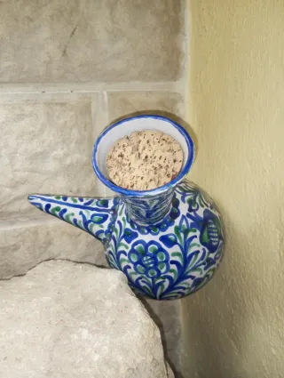 Cerámica Fajalauza Azul y Verde