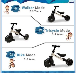 Bicicleta infantil 2 en 1 jungle mix