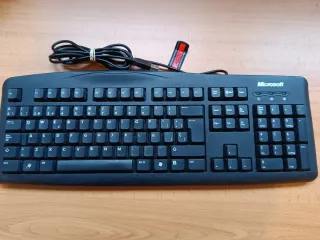 Teclado Microsoft Negro USB