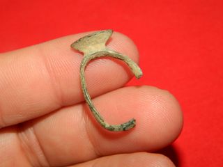 Anillo de bronce ibero romano partido 1,5 gramos
