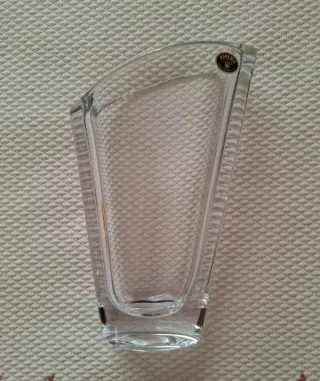 Vaso Bohemia trasparente altezza 23cm