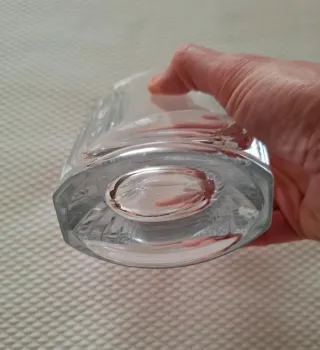 Vaso Bohemia trasparente altezza 23cm